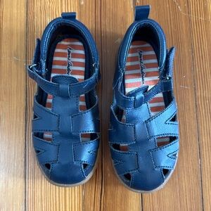 Hanna Anderson leather baby sandals excellent condition size 7